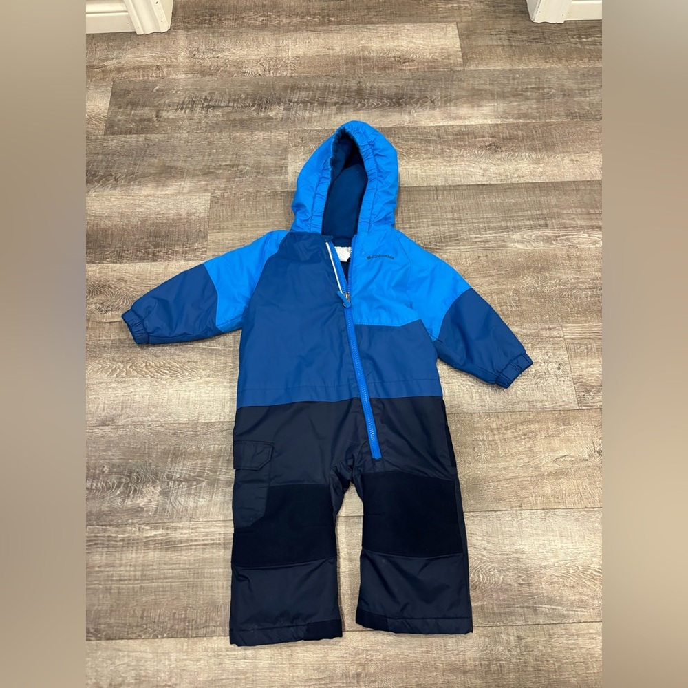 Columbia Two-Tone Blue Snowsuit